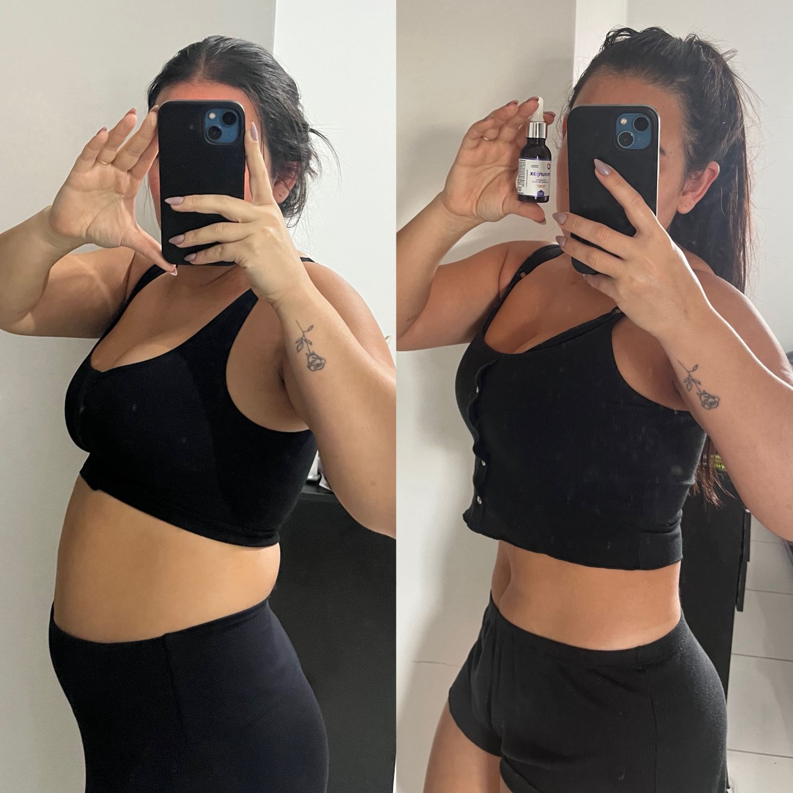 Antes e depois Mounjax - Resultado real 1